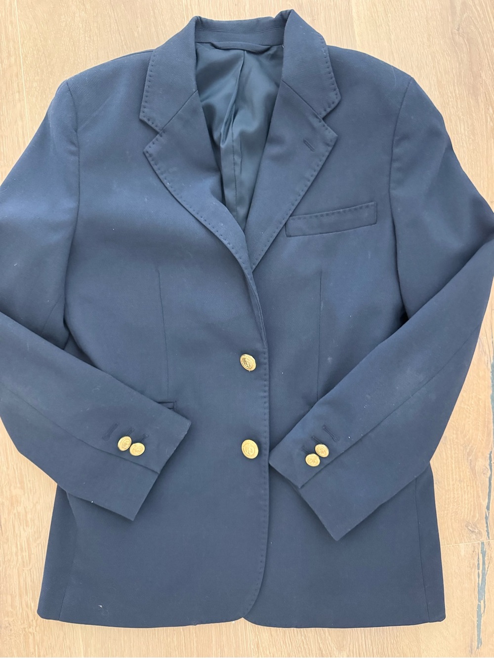 Classic Navy Boys Blazer with Gold Buttons